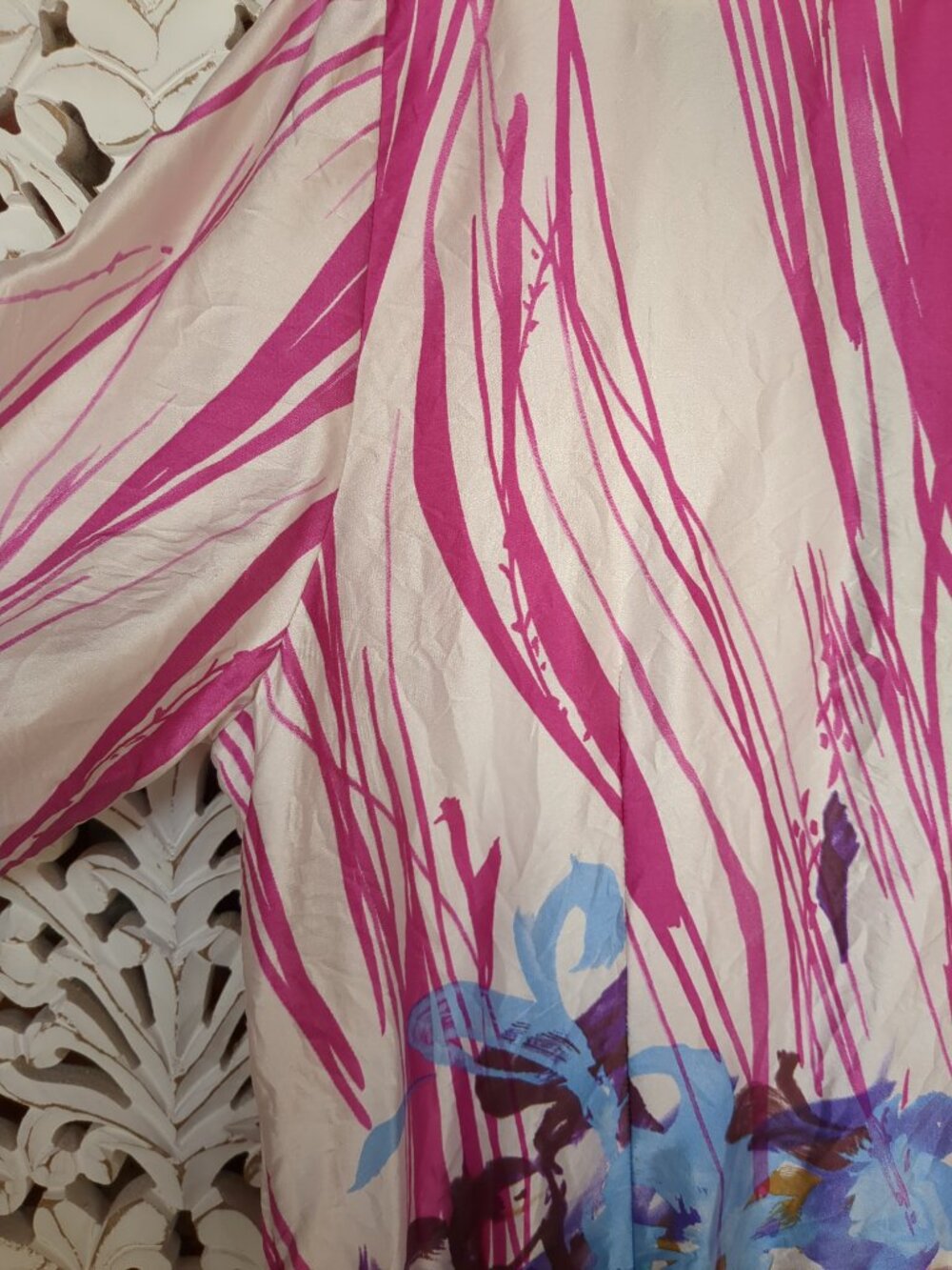 XL Vintage Silk Soft Surroundings Tunic - Picture 7 of 11